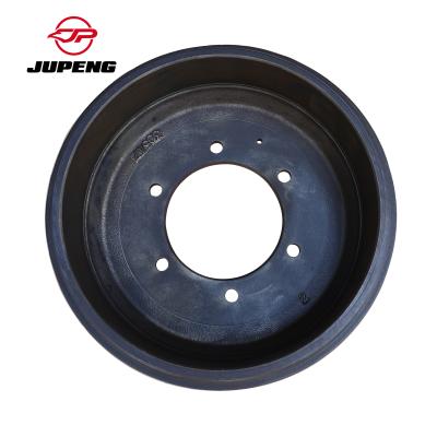 China NKR NKR Front Brake Drum 8943350292 8943350290 using 6 wheel bolt liner width 55mm black color with anti-rust coating for sale