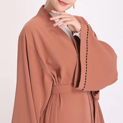 China Fashion New /2022 New Design Ug Ethnic Long Sleeve Two-Layer Loose No Belt Turkey Elegant Dress Muslim Islamic Clothing for sale