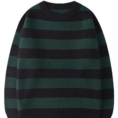 China Anti-wrinkle Ug Sweater Knit Autumn Green Sweater Men's Casual Sweater for sale