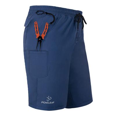 China Custom QUICK DRY Logo Men's Quick Dry Fishing Shorts Waterproof Antibacterial Soft Fishing Shorts Factory for sale