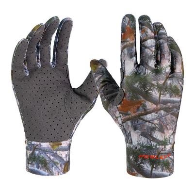 China Wholesale High Quality Gear Full Finger Outdoor Hunting Camouflage Hunting Gloves 2022 New Design Wear-proof Ventilation Hunting Gloves for sale