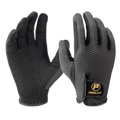 China Good Quality Leather Women Riding Gloves For Equestrian Equipment Rider for sale