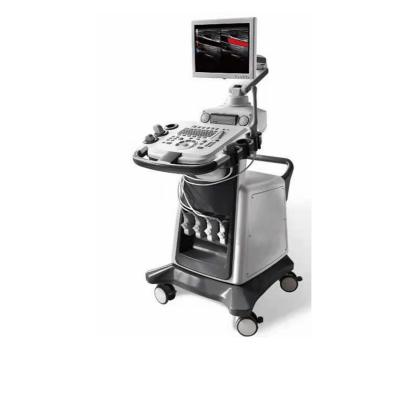 China Trolley Plastic Medical Professional Color Color Doppler Ultrasound Machine for sale