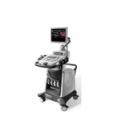 China Plastic 2D Hospital Trolley Color Doppler Ultrasound Machine Medical System for sale