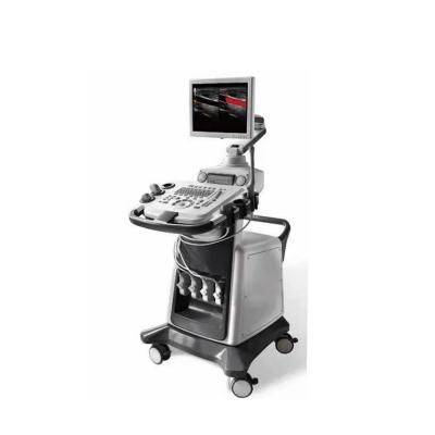 China Trolley Plastic High Quality Mobile Color Doppler Ultrasound Scanner Machine for sale