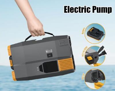 Cina Pompa elettrica a 12 volt con batteria e AC110V-220V a lungo termine 20psi con schermo in vendita