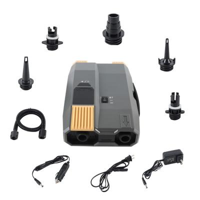 China Rechargeable Air Pump for SUP and with DC12V Car Plug AC 110v-220v Power Electric for Paddle Board for sale