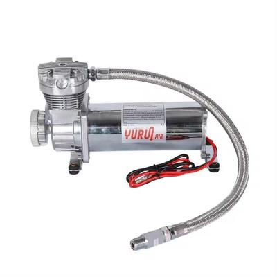 China Heavy Duty Car Air Compressor DC12v Fast Chrome Steel For Offroad Car for sale