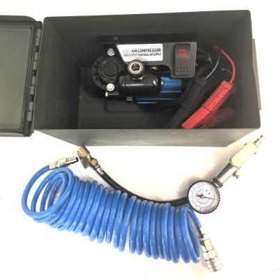 China Compresor de aire para automóviles de carga pesada de cilindro único DC12v Offroad para inflar neumáticos de automóviles en venta