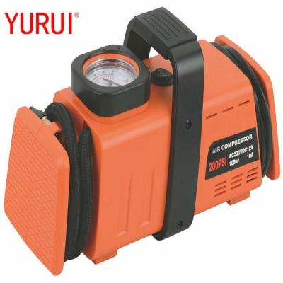 China AC110-230v Portable Car Tyre Inflator DC12v With Handle for sale