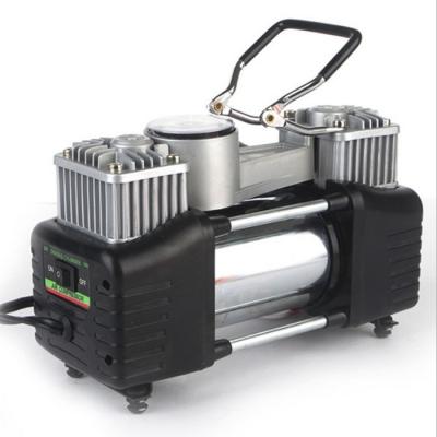 China Double Cylinder Metal Air Compressor 180w 150PSI Pump with Watch for sale