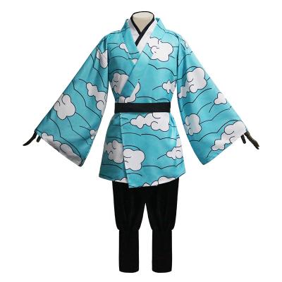 China Hot Selling Cosplay Cartoon Anime Demon Slayer Cosplay Costume Suits Anime Shirt Urokodaki Sakonji Halloween Cosplay Party for sale