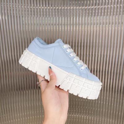 China Original Fashion Trend Canvas Leather Platforms Shoes Women Chunky Sneakers Fashion Luxury Shoes Choussure Femme Designer Shoes With Logo for sale