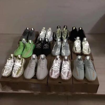 China Fashion trend original logo high quality mens fashion low sneakers Yeezys Western Zebra V2 350 BLUE TINT casual shoes walking shoes size 36-46 for sale