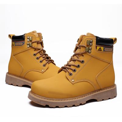 China Breathable Industrial Shoes Hot Sale High End Genuine Leather Safety Shoes Work Boots for sale