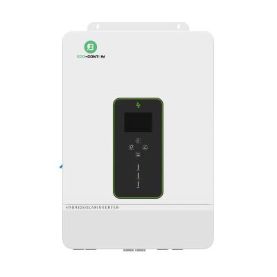 China Solar power system home 10kw 12v 220v hybrid solar inverter with mppt charge controller power pure sine wave hybrid solar inverters for sale