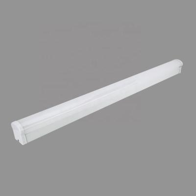 China Industrial Motion Sensor Suspended Mount DLC 120-277V 40W/65W Selectable Power Batten 8ft Linear Strip Fixture for sale