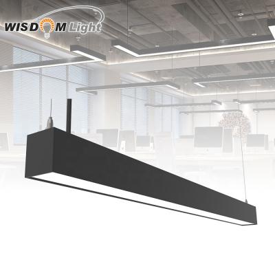 China 2021 Hot Sales Modern 4ft 40w Suspend Wall Mount Through Wide Linear Light for sale