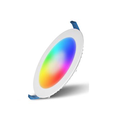 China Modern Good Quality Round Adjustable Indoor Ceiling Mini Surface Downlight Of Phone APP Control RGB The CCT for sale