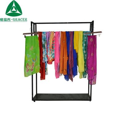 China Women's Silk Scarf Women's Occasion Used Clothing Silk Scarf Used Summer Clothes In Bales for sale