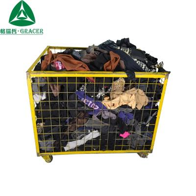 China Selling Stretch Legging Used Clothing Gaiters For Women Second Hand Clothes Australia for sale