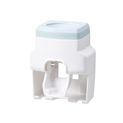 China Wall Hanging Automatic Toothpaste Squeezer Toothbrush Wall Punch Stand for sale