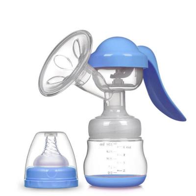 China BPA White Cards Free Operation Breast Pump Portable Milk Supply and Storage Manual Breast Pump For Baby for sale