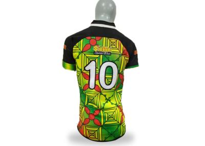 China Breathable World Cup Rugby Clothing , Casual Rugby Shirts Sublimated Printing for sale