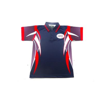 China Breathable Cricket Team Jersey Full Sublimation 100% Polyester 100-300gsm Fabric for sale