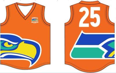 China Australia AFL Football Jerseys All Over Printing Any Colors Full Sublimation No Fading for sale