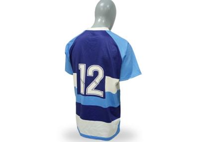 China 300gsm Polyester Rugby League Jerseys , Mens Rugby Shirts Full Sublimation for sale