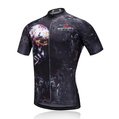 China Breathable Custom Cycling T Shirts , Cycling Race Jersey Full Pantone Color for sale