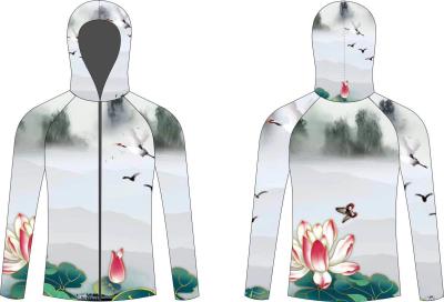 China Quick Dry Sublimated Fishing Jerseys Full Subliamtion Multi Color Choices for sale