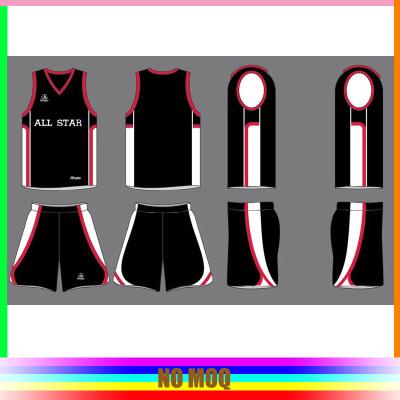 China Digital Print Reversible Mesh Basketball Jerseys , Sublimated Basketball Uniforms for sale