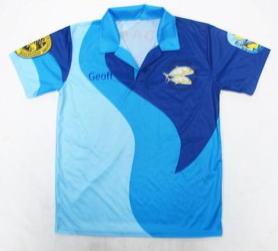 China Dri Fit Cricket Team Jersey Shirts Heat Transfer Printing Sweat Releasing for sale