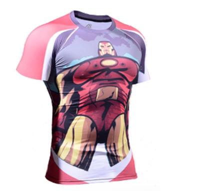 China Logo Printed Sports Tee Shirts 100% Polyester Comfortable Eco - Eriendly for sale