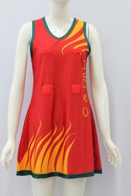 China Full Subliamtion Girls Netball Skirt , Custom Netball Uniforms No Fading for sale