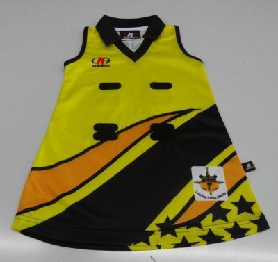 China Breathable Sublimated Netball Uniforms League Playing Training Cloth Customized Logo for sale