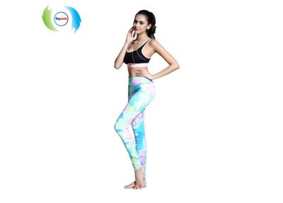 China 100%polyester UV Protection Spandex sublimated compression High Waist Yoga Pants for sale