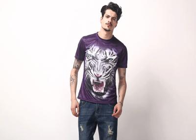 China Sportswear 3D Animal Print T Shirts Hypoallergenic Material Soft Feel All Sizes for sale