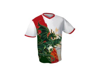 China Dry - Fit Full Sublimation Custom Soccer Jerseys Sportswear OEM Accepted for sale