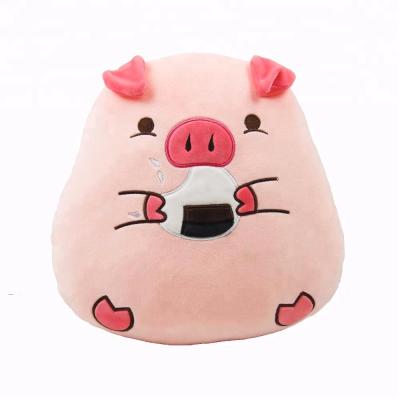 China Non-toxic Fashion Cartoon Self-designed Cute Animal Pig Rests Sofa Cushion For Home Decoration for sale