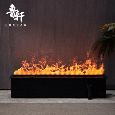 China European Custom 3D Living Room Fireplace Super Energy-saving Electric Fireplace LED Light Source Fogging Fireplace for sale