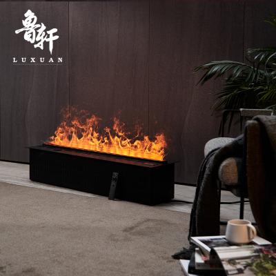 China European high-grade decorative spraying ventilation panel fireplaces fogging light source chimney led electric fireplaces for sale