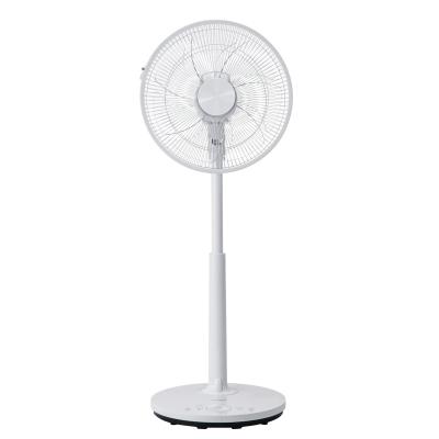 China Floor Fan 2021 New Design 4 Wind Modes Quite Remote Control And Slow White Pedestal Fan for sale