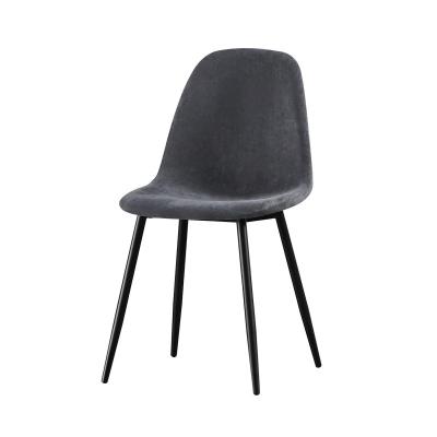 China Free Sample Adjustable Modern Nordic Upholstery Luxury PU Kitchen Chair (Other) Leather Velvet Dining Chair for sale