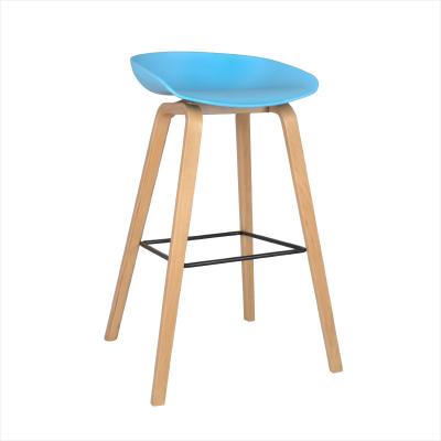 China China Hebei Factory Modern Design Indoor Furniture Metal Wire Dining Chair Plastic PP Stool Seat Metal High Leg Bar Chair for sale