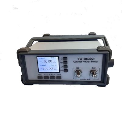 China OEM YW-B6302i 850nm/1300nm/1310nm/1490nm/1550nm/1625nm FTTH FTTB FTTC FTTH FTTX High Quality Fiber Optic Power Meter Above Ben Dual Channel for sale