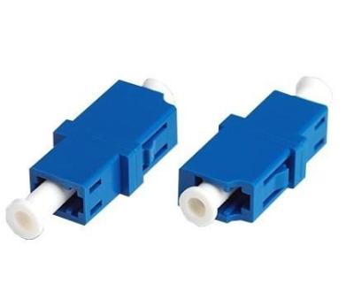 China Low Insert LC to LC APC UPC Fiber Optic Singlemode Simplex Metal Adapter Metal Adapter Plastic Adapter for sale