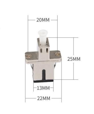 China Low Insert SC to LC UPC APC Fiber Optic Adapter Singlemode Simplex Metal Adapter Plastic Adapter for sale